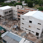 De cara al inicio de clases, progresan las obras del nuevo edificio para Secundaria nº26