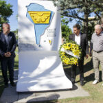 Homenaje a Henri Bregi en el 116° aniversario del primer vuelo mecanizado de Sudamérica