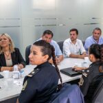 Alte Brown refuerza la prevención: Fabiani y Paula Eichel se reunieron con autoridades policiales