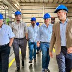 Cascallares y Cuattromo visitaron la empresa Barbieri en el Parque Industrial de Almirante Brown