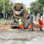 El Municipio impulsa obras viales en distintos puntos de Almirante Brown