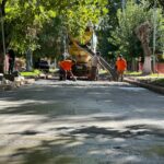 Avanza la pavimentación de hormigón en barrios de Longchamps