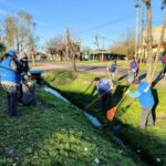 El Municipio de Almirante Brown profundiza la limpieza de desagües, cuarsos de agua y bocas de tormenta