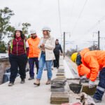 La nueva estación de trenes de la Universidad Guillermo Brown toma forma y avanza su construcción